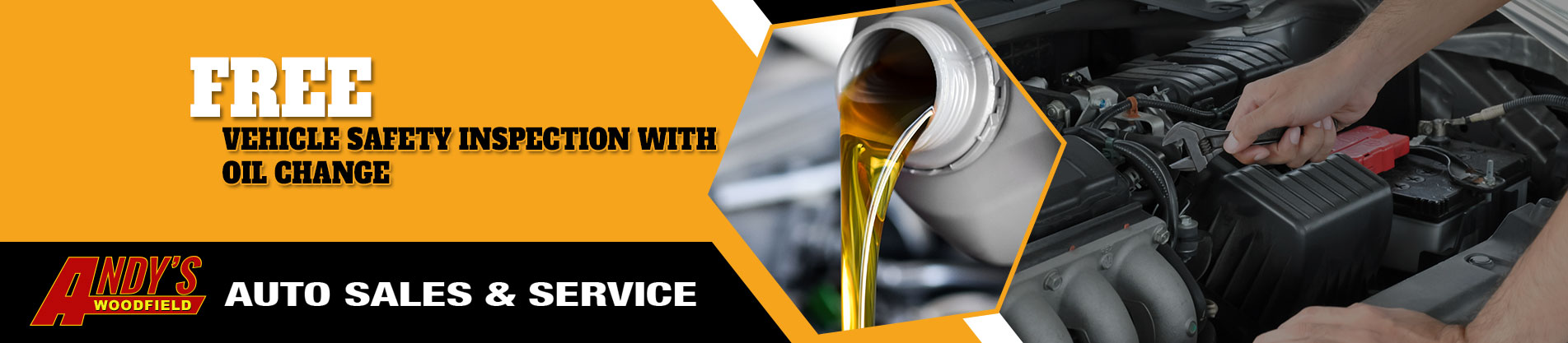 Free vehicle safety inspection with Oil change